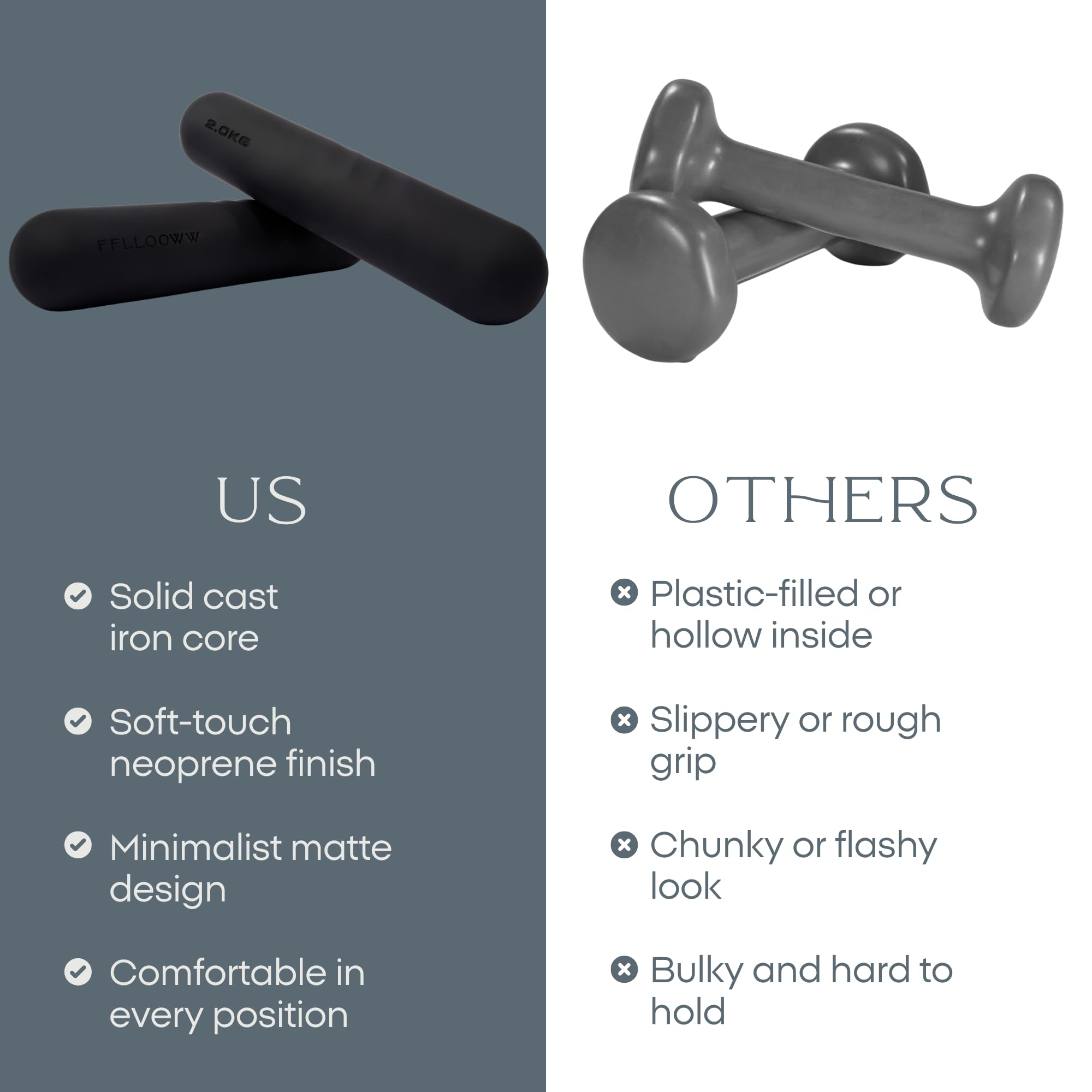 Dumbbell - Hand Weights for Exercise, Muscle Toning, Muscle Toning, Strength Building & Full Body Workout